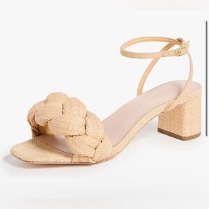 New Loeffler Randall Avril Mid Heel Sandals with Braid